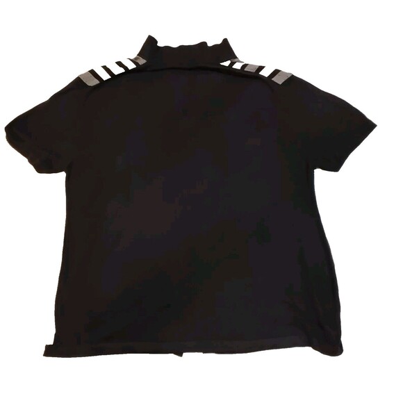 Stacy Adams Button-Front Dress Shirt Black with White And gray Stripes 4XL - Picture 7 of 7